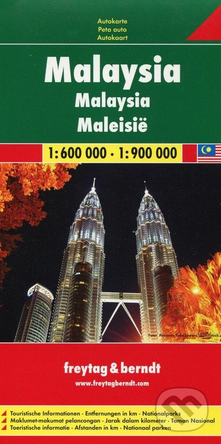 Malaysia 1:600 000  1:900 000, freytag&berndt, 2013