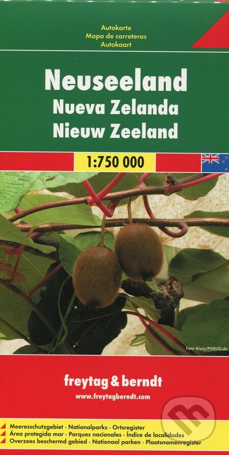 Neuseeland 1:750 000, freytag&berndt, 2010