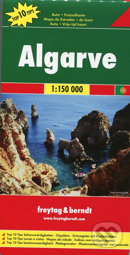 Algarve 1:150 000, freytag&berndt, 2013