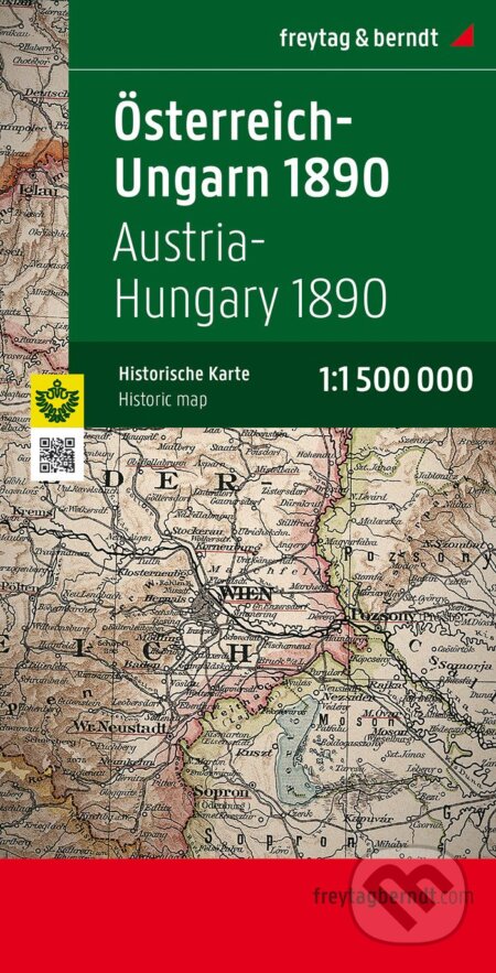 Austria - Hungary 1890 1:1 500 000 (Historic Map)