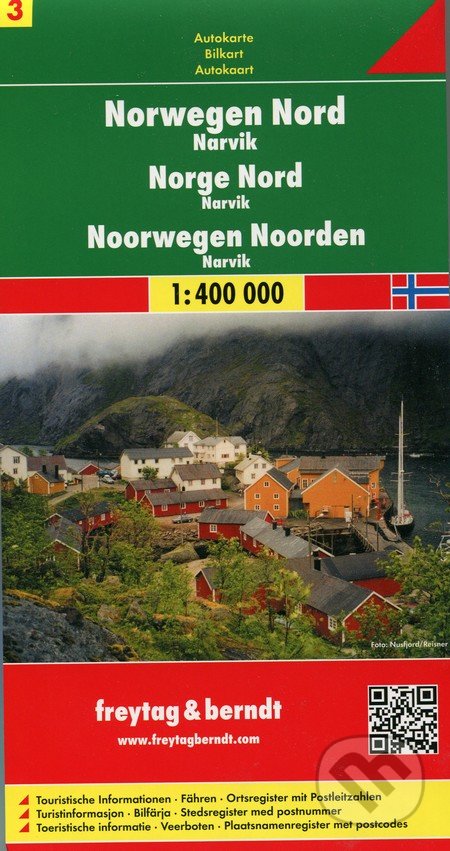 Norwegen Nord 1:400 000, freytag&berndt, 2017