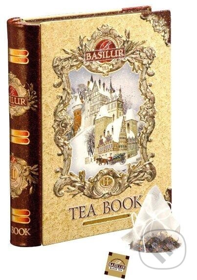 Basilur Kniha hnedá (Čierny čaj s papájou, svetlicou, nechtíkom, slnečnicou a škoricou)