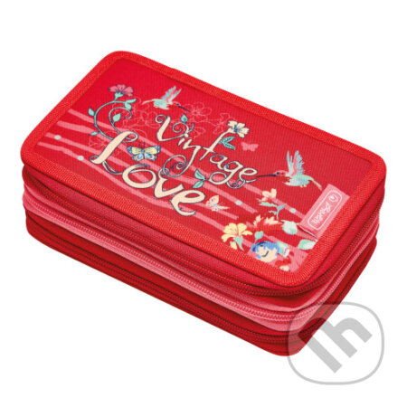 Plný peračník, kvetinky, 3 poschodia