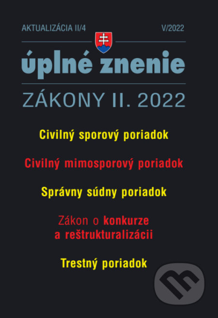 Aktualizácia II/4 / 2022 - Reforma súdnej mapy, Poradca s.r.o., 2022