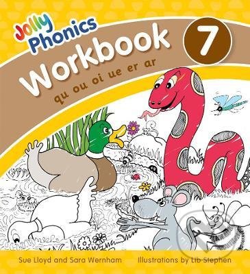 Jolly Phonics - Workbook 7 - Sue Lloyd, Sara Wernham, Lib Stephen (ilustrátor), Jolly Learning, 2021