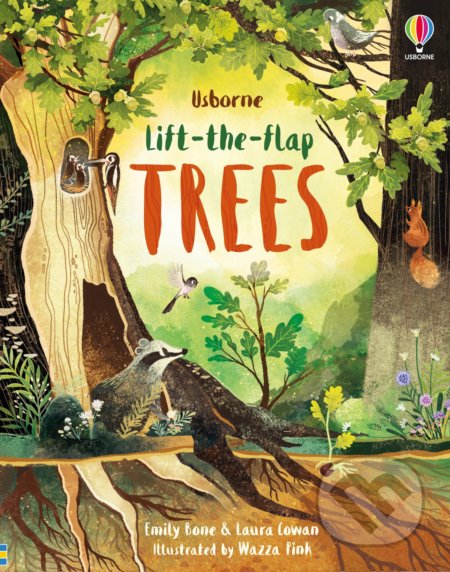 Lift-the-Flap Trees - Emily Bone, Wazza Pink (ilustrátor), Usborne, 2022