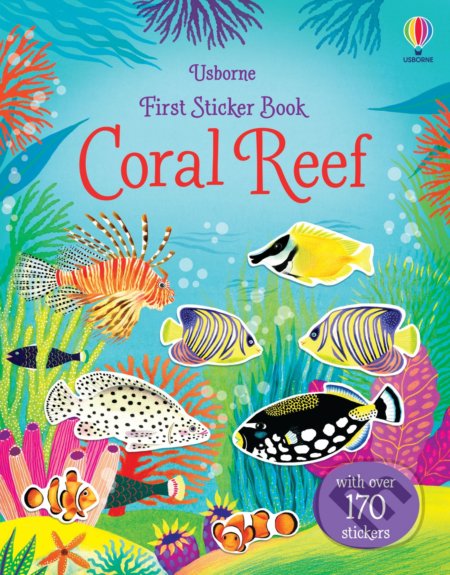 First Sticker Book Coral reef - Kristie Pickersgill, Mariona Cabassa (ilustrátor), Usborne, 2022