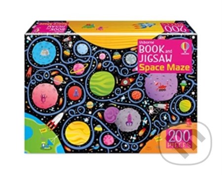 Book and Jigsaw Space Maze - Sam Smith, Fermin Solis (ilustrátor) - puzzle z kategorie Hlavolamy, doplňovačky, úkoly