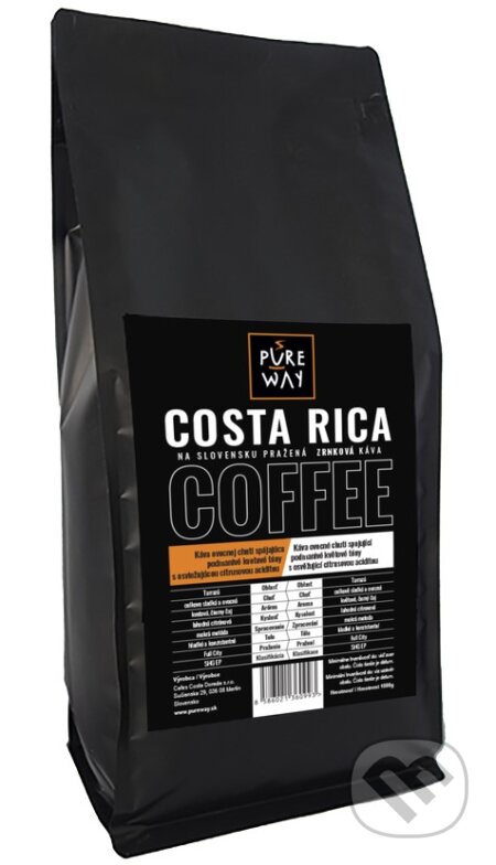 Costa Rica (Odrodová zrnková káva 1000g)