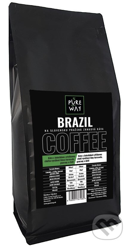 Brazília (Odrodová zrnková káva 1000g)