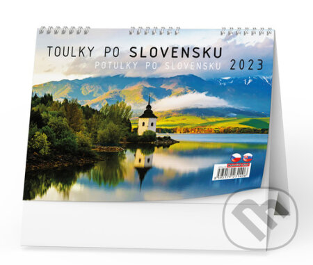 Toulky po Slovensku 2023 - stolní kalendář, Baloušek, 2022