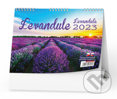 Levandule 2023 - stolní kalendář, Baloušek, 2022