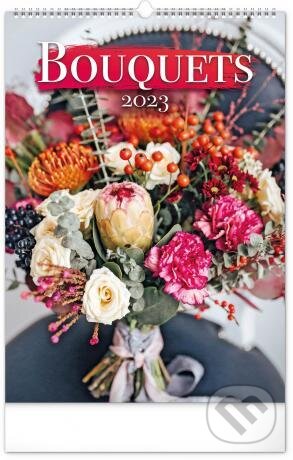 Nástěnný kalendář Bouquets 2023, Presco Group, 2022