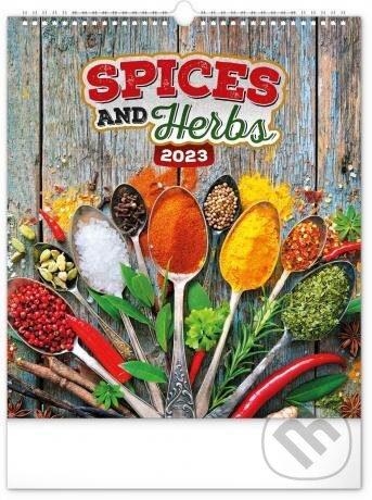Nástěnný kalendář Spices and Herbs 2023, Presco Group, 2022