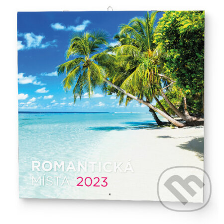 Nástěnný kalendář Romantická místa 2023 - nástěnný kalendář, Baloušek, 2022