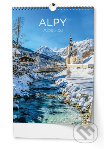 Alpy 2023 - nástěnný kalendář, Baloušek, 2022