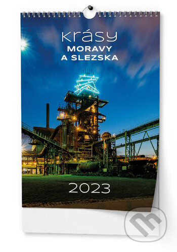 Krásy Moravy a Slezska 2023 - nástěnný kalendář, Baloušek, 2022
