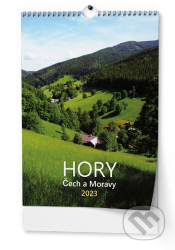 Hory Čech a Moravy 2023 - nástěnný kalendář, Baloušek, 2022
