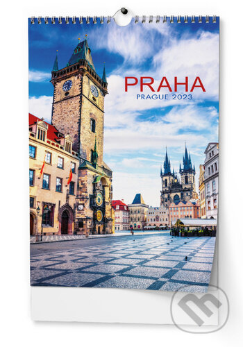 Praha 2023 - nástěnný kalendář, Baloušek, 2022