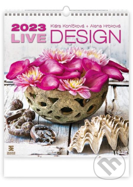 Kalendář nástěnný Live Design, Exclusive Edition 2023, Helma365, 2022