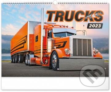Nástěnný kalendář Trucks 2023, Presco Group, 2022