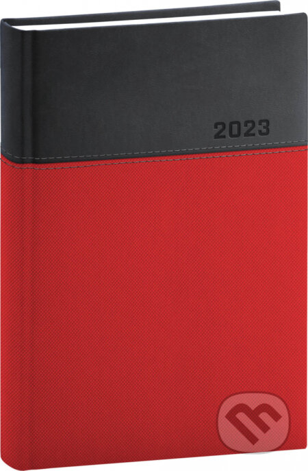 Denný diár Dado 2023, červeno–čierny, Presco Group, 2022
