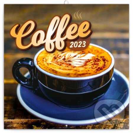 Poznámkový nástěnný kalendář Coffee 2023, Presco Group, 2022