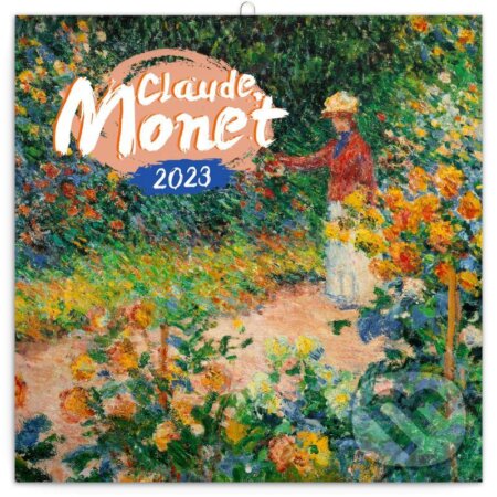 Poznámkový nástěnný kalendář Claude Monet 2023, Presco Group, 2022
