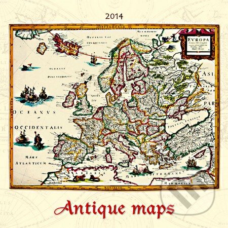 Antique Maps 2014 (nástenný kalendár), Spektrum grafik, 2013