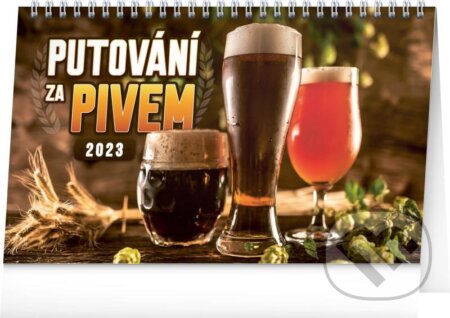 Stolní kalendář Putování za pivem 2023, Presco Group, 2022