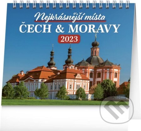 Stolní kalendář Nejkrásnější místa Čech a Moravy 2023, Presco Group, 2022