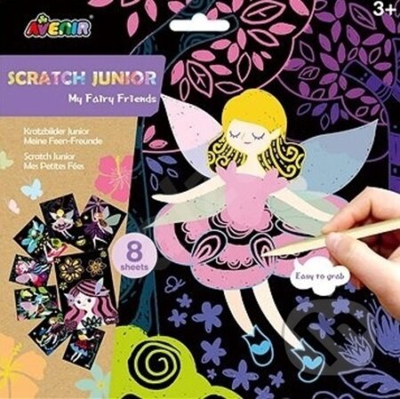 Škrabací obrázky - Víly - hra z kategorie Vzdělávací hry