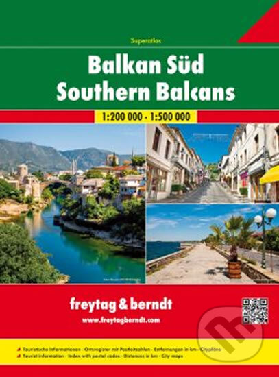 Balkan - 1:200 000/1:500 000, freytag&berndt, 2014