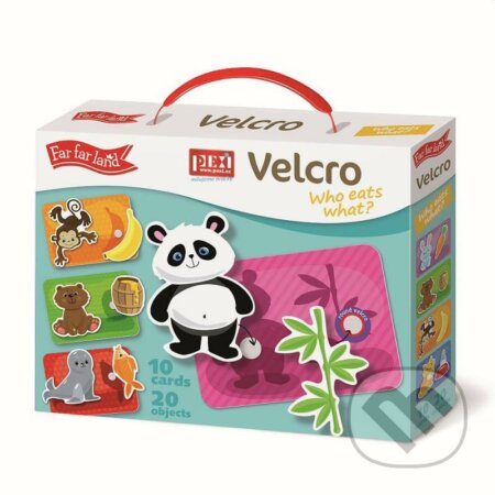 Kdo co jí? (Who eats it?) (PEXI Velcro skládačky) - hra z kategorie Vzdělávací hry