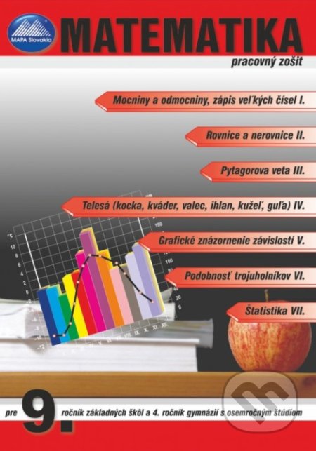 Matematika 9 - Pracovný zošit (Pracovný zošit pre 9. ročník základných škôl a 4. ročník gymnázií s osemročným štúdiom) - kniha z kategorie Matematika