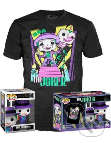 Funko POP & Tee: Joker w/Speaker (velikost trička M)
