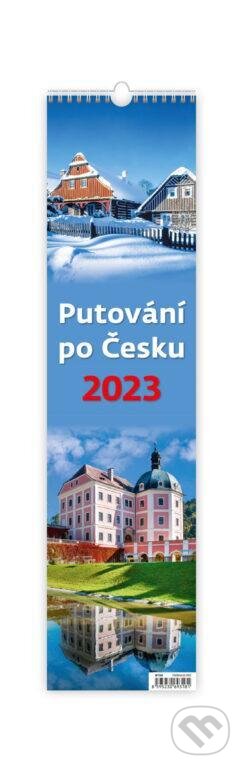 Kalendář nástěnný 2023 - Putování po Česku - ...euveden, Helma365, 2022