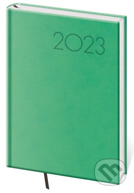 Diář 2023 Print - světle zelená, denní A5, Helma365, 2022