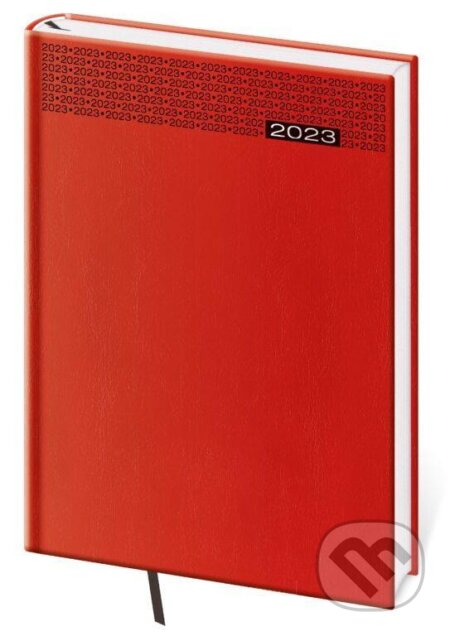 Diář 2023 Gommato - červená, denní A5, Helma365, 2022