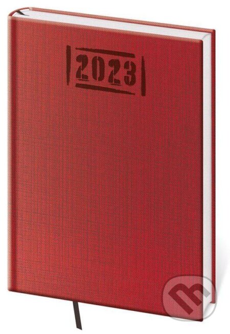 Diář 2023 Coco - červená, týdenní A5, Helma365, 2022