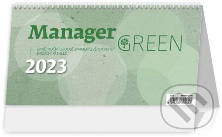 Kalendář stolní 2023 - Manager Green, Helma365, 2022