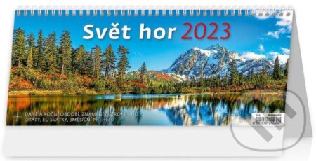 Kalendář stolní 2023 - Svět hor, Helma365, 2022
