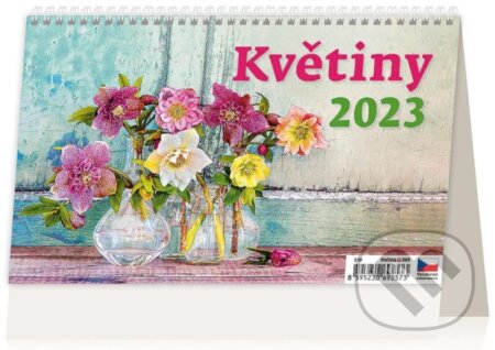 Kalendář stolní 2023 - Květiny, Helma365, 2022