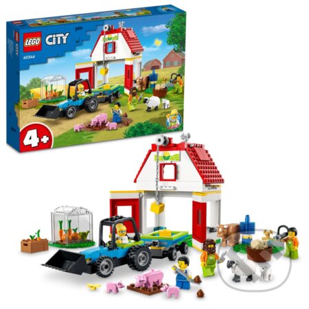 Lego City 60346 Stodola a zvieratká z farmy, LEGO, 2022