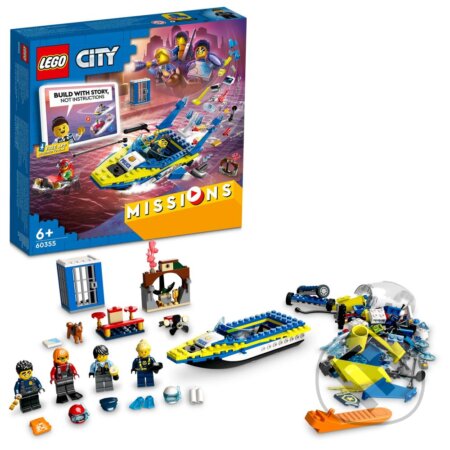 Lego City 60355 Misia detektíva pobrežnej stráže, LEGO, 2022