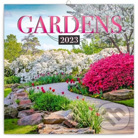 Poznámkový nástěnný kalendář Gardens 2023, Presco Group, 2022