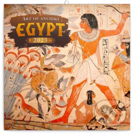 Poznámkový nástěnný kalendář Art of ancient Egypt 2023, Presco Group, 2022