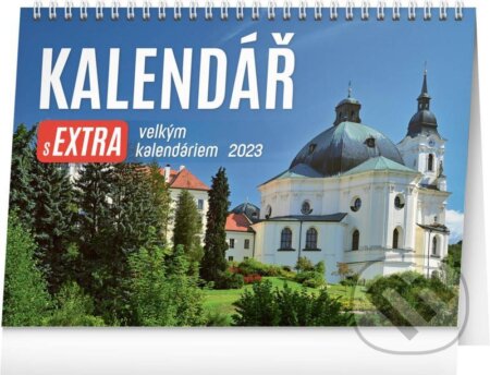 Stolní kalendář s extra velkým kalendáriem 2023, Presco Group, 2022