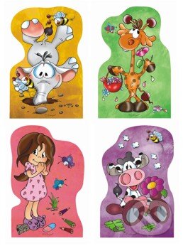 KRKOUNI 4 v 1 - puzzle z kategorie 15 - 60 dílků
