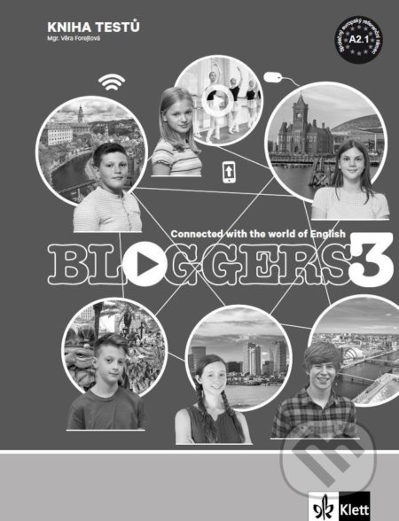 Bloggers 3 (A2.1) – kniha testů, Klett, 2022
